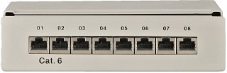 Netzwerktechnik: Netzwerk-Zubehr, 8-Port-Patchfeld/Patchpanel PATCH-8