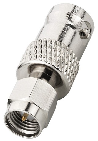 Adapter: Cinch, Adapter SMA-Stecker/BNC-Buchse, 50   SMA-174BNC/PJ