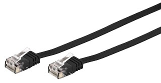 Datenkabel: Netzwerkkabel, Cat-6-Netzwerkflachkabel, U/UTP CAT-605F/SW