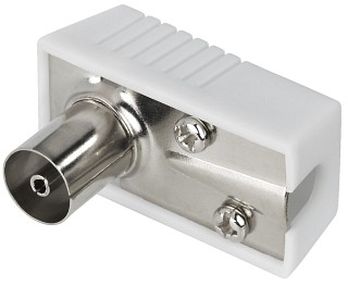 Bananenstecker, Antennen-Koaxial-Winkelstecker und -Kupplung ACP-2/J