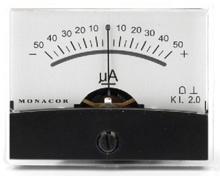 DIY: Meters, Moving Coil Panel Meters PM-2/+-50UA