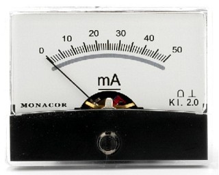 Selbstbau: Einbauinstrumente, Drehspul-Einbauinstrumente PM-2/50MA