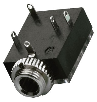 Stecker und Kupplungen: Klinke 3,5 mm, 3,5-mm-Klinken-Einbaubuchsen PG-203JN