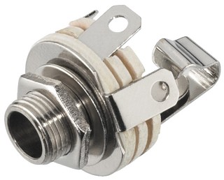 Stecker und Kupplungen: Klinke 6,3 mm, 6,3-mm-Stereo und Mono-Klinken-Einbaubuchsen T-210