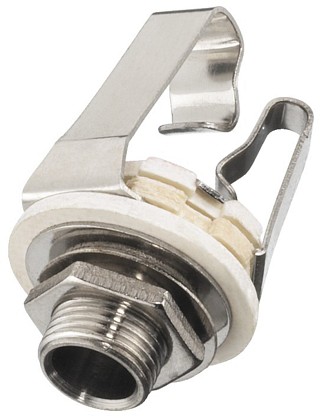 Plugs and inline jacks: 6.3mm, 6.3 mm Stereo and Mono Panel Jacks T-213J