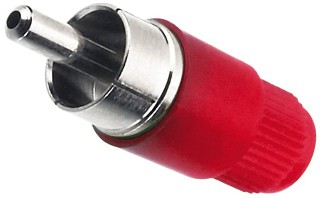 Plugs and inline jacks: RCA, RCA plug T-700G/RT