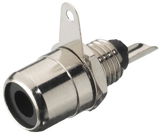 Plugs and inline jacks: RCA, RCA panel jack T-706