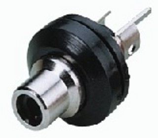 Stecker und Kupplungen: Cinch, Cinch-Einbaubuchsen T-706NI/SW