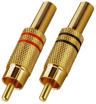 Stecker und Kupplungen: Cinch, Cinch-Steckverbindungen T-707GLC