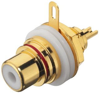 Plugs and inline jacks: RCA, RCA panel jack T-710GI