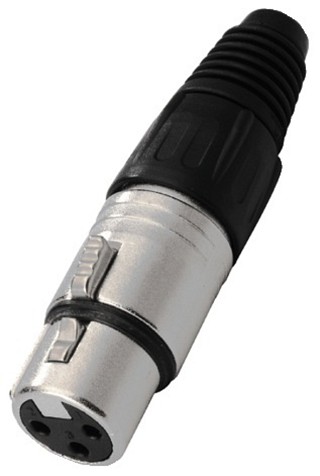 Plugs and inline jacks: XLR, NEUTRIK XLR connectors, 3 poles NC-3FX