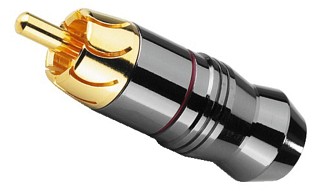 Plugs and inline jacks: RCA, High-end RCA plug T-723G