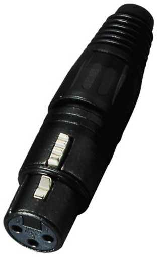 Plugs and inline jacks: XLR, NEUTRIK XLR connectors, 3 poles NC-3FXB