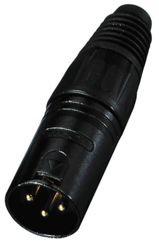 Plugs and inline jacks: XLR, NEUTRIK XLR connectors, 3 poles NC-3MXB