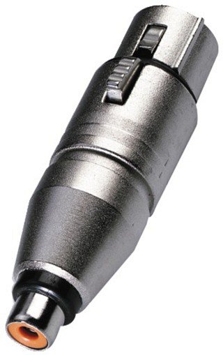 Adapters: RCA, NEUTRIK adapter XLR/RCA jack NA-2FPMF