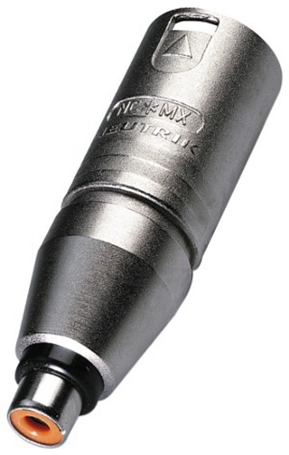 Adattatore: XLR, Adattatori NEUTRIK XLR/RCA femmina NA-2MPMF