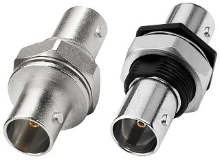 Plugs and inline jacks: BNC, BNC feed-through panel jack, 75   NBB-75FG