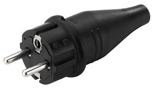 Netzspannung: Stecker und Kupplungen, Schukostecker AAC-140P