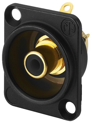 Stecker und Kupplungen: Cinch, NEUTRIK-Cinch-Einbaubuchse NF-2DB0