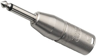 Adattatore: XLR, Adattatori NEUTRIK XLR/jack 6,3 mm mono NA-2MP