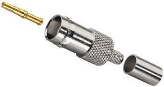 Plugs and inline jacks: BNC, BNC crimp inline jack BNC-88/UCR