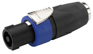 Adapters: Connectors, NEUTRIK adapter SPEAKON/6.3 mm jack NA-4LJX