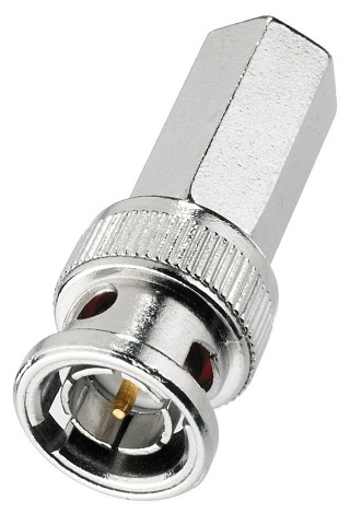 Stecker und Kupplungen: BNC, BNC-Schraubstecker fr Kabel  6 mm, 75   UG-88/S