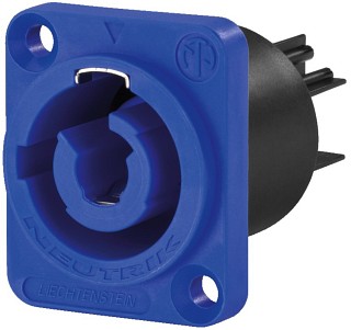 Netzspannung: Stecker und Kupplungen, NEUTRIK-POWERCON-Armaturen NAC-3MPA1