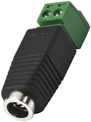 Accessories, Low-voltage connector, 5.5/2.1 mm T-521JST