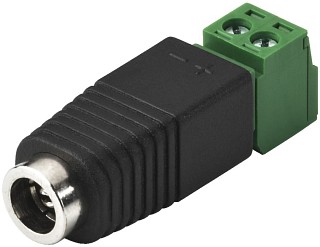 Accessories, Low-voltage connector, 5.5/2.1 mm T-521JST