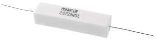 Resistors, High-Power Cement Resistors, 20 W LSR-27/20