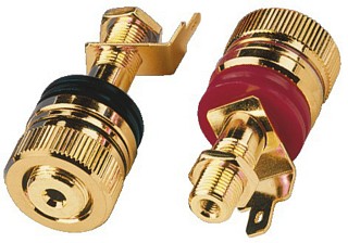 Speaker pole terminals, Pair of high-end speaker pole terminals BP-520G