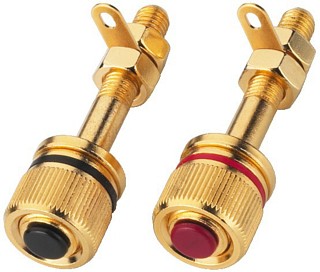 Speaker pole terminals, Pair of high-end speaker pole terminals BP-530G