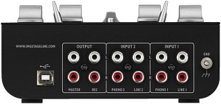 Mixers: DJ mixers, 3-channel stereo DJ mixer MPX-20USB