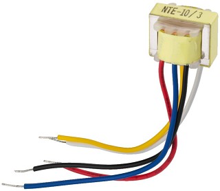 Signal optimisers: Splitters and transformers, Audio transformer 1:3/1:10 for microphone signals NTE-10/3