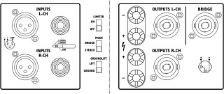 PA amplifiers: 2-channel, Stereo PA amplifier STA-235