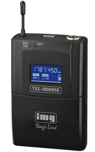 Funk-Mikrofone: Sender und Empfnger, Multi-Frequenz-Taschensender, 1,8 GHz TXS-1800HSE