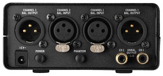 Signal optimisers: Splitters and transformers, 2-channel low-noise microphone preamplifier MPA-202