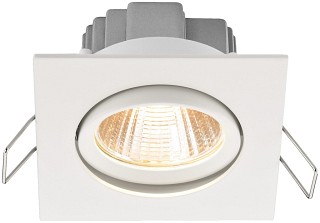 Accessories, Flush-mounted LED spotlights, square, 5 W LDSQ-755W/WWS